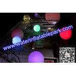 RGB LED Inflatable Decoration Glow Balloon , LED Inflatable Balloon for sale