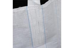 China Waterproof PP FIBC Baffle Bag Flat Bottom 1 Ton For Sand / Cement supplier