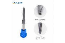 China Tapered End Milling Cutter With Center Cutting And No Coolant Through supplier