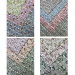 Chiffon Bottom Polyester Flower Printed Fabric For Lace Embroidery