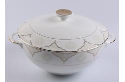 China CIQ Certificate 45pc Bone China Dinner Set For 6 People supplier