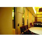 Commercial Mdf Board Hanging System Movable Room Dividers With Aluminium Track Wheels for sale