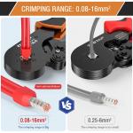 Portable Durable Wire Crimping Tool Kit , Alloy Crimping Tool And Terminal Kit