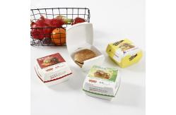 China Customized Personalized Design Burger Box Biodegradable Cardboard Paper supplier