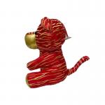 Artificial Chinese Style Tiger Plush Doll With Golden Embroidery Thread