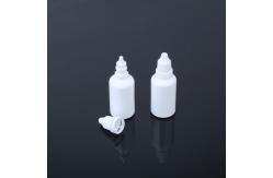 China Squeeze 30ml Hdpe White Empty Eye Drop Bottle With White Cap Automatic Machine supplier