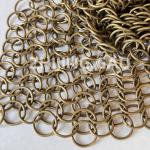 Anodized Interior Design Metal Mesh Curtain Stainless Steel Rings for sale