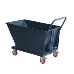 Portable Garbage Truck Self Dumping Hopper Garbage Scrap Steel Dump Box Or Chip Trolley for sale