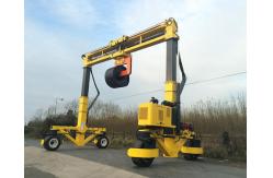 China Single Girder Hydraulic Drive RTG Mobile Gantry Crane Customized With 5m~20m Span supplier