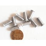 M6 Stainless Steel Stud Welding Pins With Internal Female Thread For Arc Welding for sale