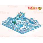 Inflatable Castle Jump House With Big Slides ( Blue & White ) for sale