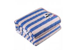 China 110V/220V Heated Throw Machine Washable Electric Blanket Flannel Sherpa supplier