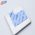 Super quality high stickiness surface 2.0w light blue silicone thermal conductive pad for LED floor light for sale
