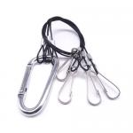 Anti Rust Wire Rope Lanyard Plastic Coated SS Wire Safety Slings Cable Assembly