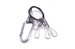 China Anti Rust Wire Rope Lanyard Plastic Coated SS Wire Safety Slings Cable Assembly supplier