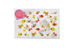 China Non Slip Adhesive Disposable Baby Placemat PVC Free For Dining Table supplier