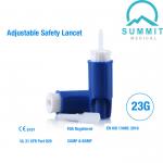 Adjustable Safety Lancet 23G Similar to Roche Accu-Chek Safe-T-Pro Plus Lancet for sale