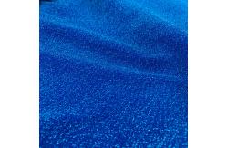 China 150cm Blue Plain Glitter Metallic Jersey Fabric 110gsm Polyester Lurex Fabric supplier