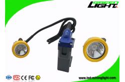 China 6.6Ah 1.67W 1000cycles led Mining Cap Lamp 15000lux supplier