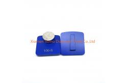 China Single Button Seg Concrete Grinding Tools Subtle Scratch Pattern supplier