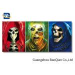 Stereograph Printing Lenticular Flip Creative Amazing Skull Decorative Waterproof Wallpaper for sale