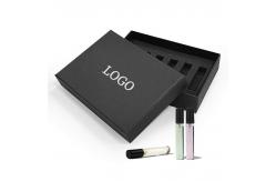 China Custom Matt Black Paper Gift Box With Foam Insert For Perfume Packages supplier