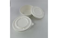 China Small Disposable Biodegradable Sugarcane Bagasse Pulp Sauce Cup With Lid supplier