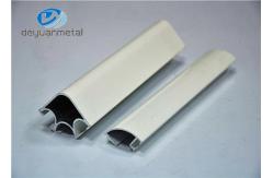China 6063-T5 White Powder Coating Aluminum Door Profile High Yield Strength supplier
