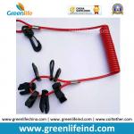 7key Universal Emergency Spiral Cord in Red Color Black Accessories for sale