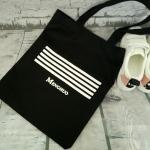 Round Reusable Tote Bag Black Color for Shopping and Grocery for sale