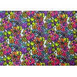 Non - Flammable Patterned Polyester Fabric / Heavy Twill Fabric Safe And Clean for sale