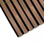 High Density Wood Acoustic Wall Panels 2400*600mm For Wall And Ceiling Deco for sale