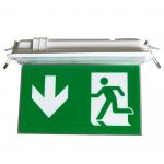 Energy Saving LED Rechargeable Emergency Exit Sign Ni-Cd Battery Emergency Exit Light for sale
