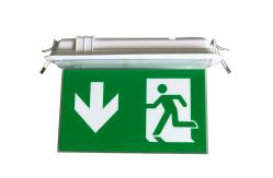 China Energy Saving LED Rechargeable Emergency Exit Sign Ni-Cd Battery Emergency Exit Light supplier