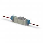SMC SY5320-5LZD-C8 DC24V Solenoid Valve One-Touch Fitting 3 Position Closed Center Port Size ø8 for sale