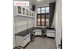 China Configurable Chemistry Lab Workbench Number of Shelves Drawers and Handles as Drawing supplier
