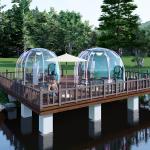 Fire Resistance Bubble Tent Hotel Geodesic See Through Dome Tent for sale