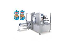 China Stand Up Pouch Packaging Machine Spout Pouches Ketchup Juice Beverage supplier