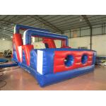 Funny Sports Games Obstacle Course Bouncer , Indoor Playground Obstacle Bouncy Castle for sale
