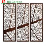 2mm Thick Laser Cut Metal Privacy Panels Freestanding Portable