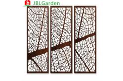 China 2mm Thick Laser Cut Metal Privacy Panels Freestanding Portable supplier