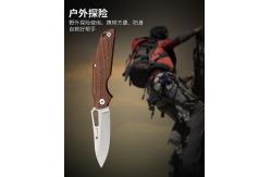 China LUOKE Folding knife Walnut handle supplier