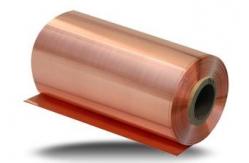 China 35um FCCL Copper Sheet Roll , 1oz Thickness 300mm Width Copper Foil Sheet supplier