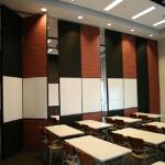 Floor to Ceiling Acoustic Room Dividers Flexible Wooden Office Folding Partition Wall for sale