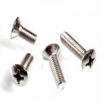 Custom Socket Stainless Steel Flat Head Screws Different Thread Pitch for sale