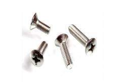 China Custom Socket Stainless Steel Flat Head Screws Different Thread Pitch supplier