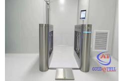 China 8 Inch LCD Screen ESD Turnstile Gate System With Foot Pedal and Wristband supplier