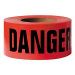 Custom Printed Barricade PE Warning Tape Non Adhesive Red Roll  Plastic Barricer Tape for sale