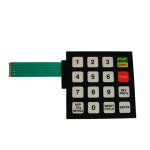 IP65 Protection Level LED Membrane Keypad with 2.54mm Pitch and White LED Color for sale