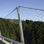 Custom 316 Grade Wire Rope Mesh 60 Eye Size Stainless Steel Systems for sale